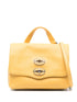 Zanellato Postina Baby Leather Handbag Yellow
