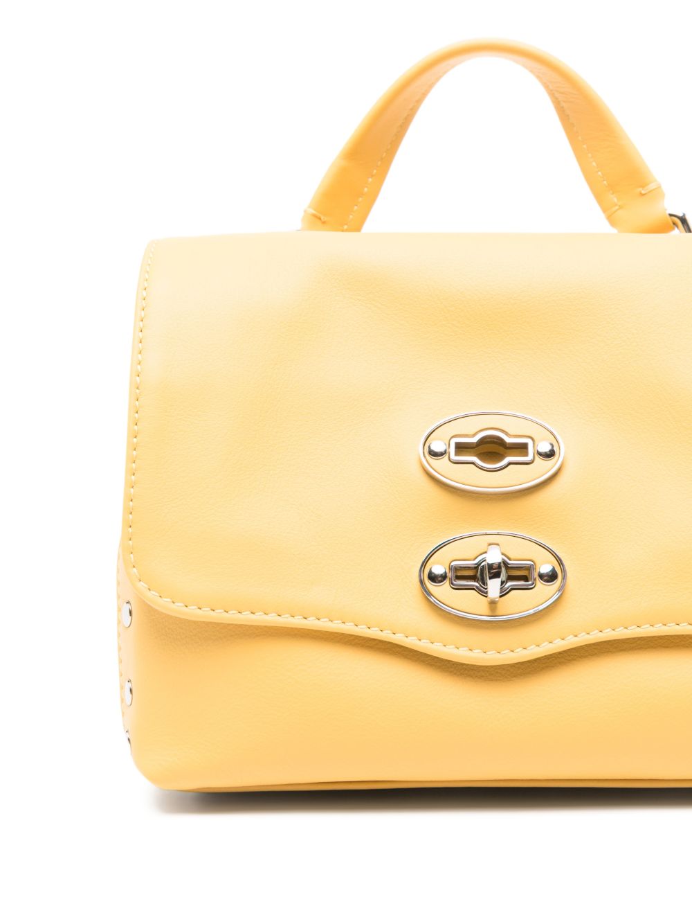 Zanellato Postina Baby Leather Handbag Yellow