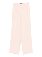 Emporio Armani Elasticated Pink Tailored Trousers Pink