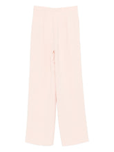 Emporio Armani Elasticated Pink Tailored Trousers Pink