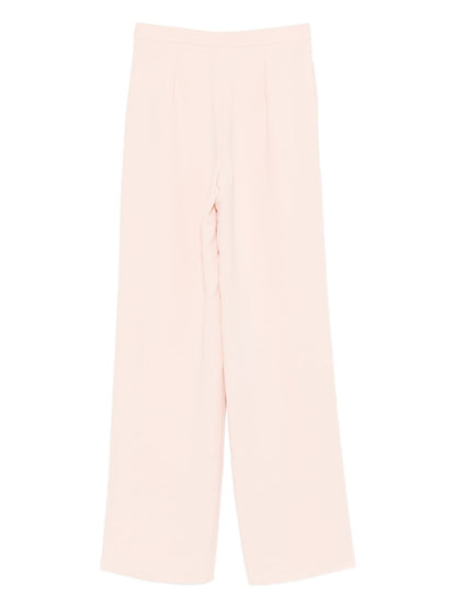 Emporio Armani Elasticated Pink Tailored Trousers Pink