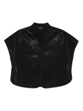Emporio Armani Studded Cropped Top Black