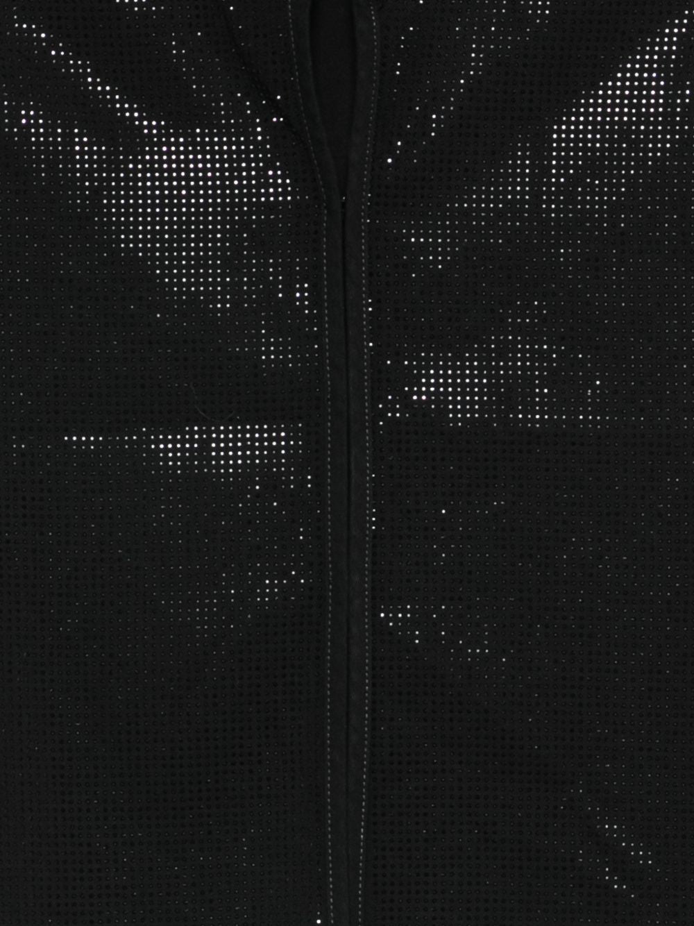 Emporio Armani Studded Cropped Top Black