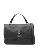 Zanellato Postina Small Leather Handbag Black