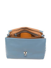 Zanellato Postina Small Leather Bag Clear Blue