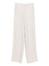 Emporio Armani Straight-Leg Viscose Trousers Beige