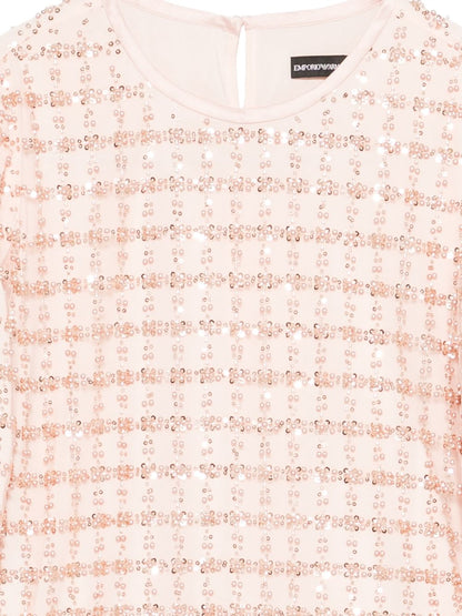 Emporio Armani Sleeveless Polyester Top Pink