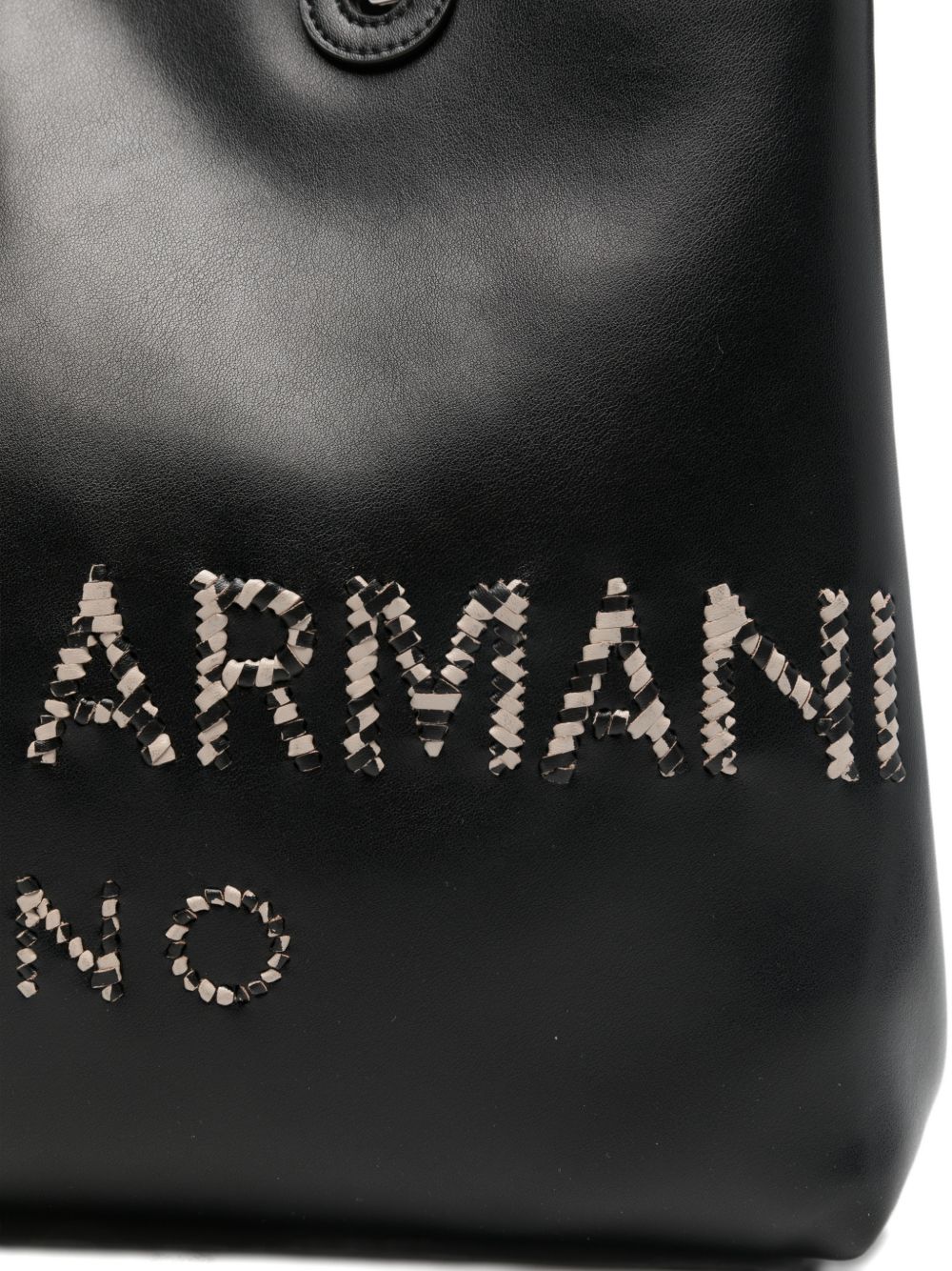 Emporio Armani Myea Medium Shopping Bag - Black
