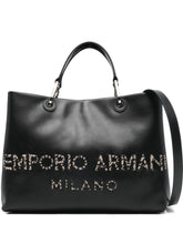 Emporio Armani Myea Medium Shopping Bag - Black