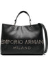 Emporio Armani Myea Medium Shopping Bag - Black