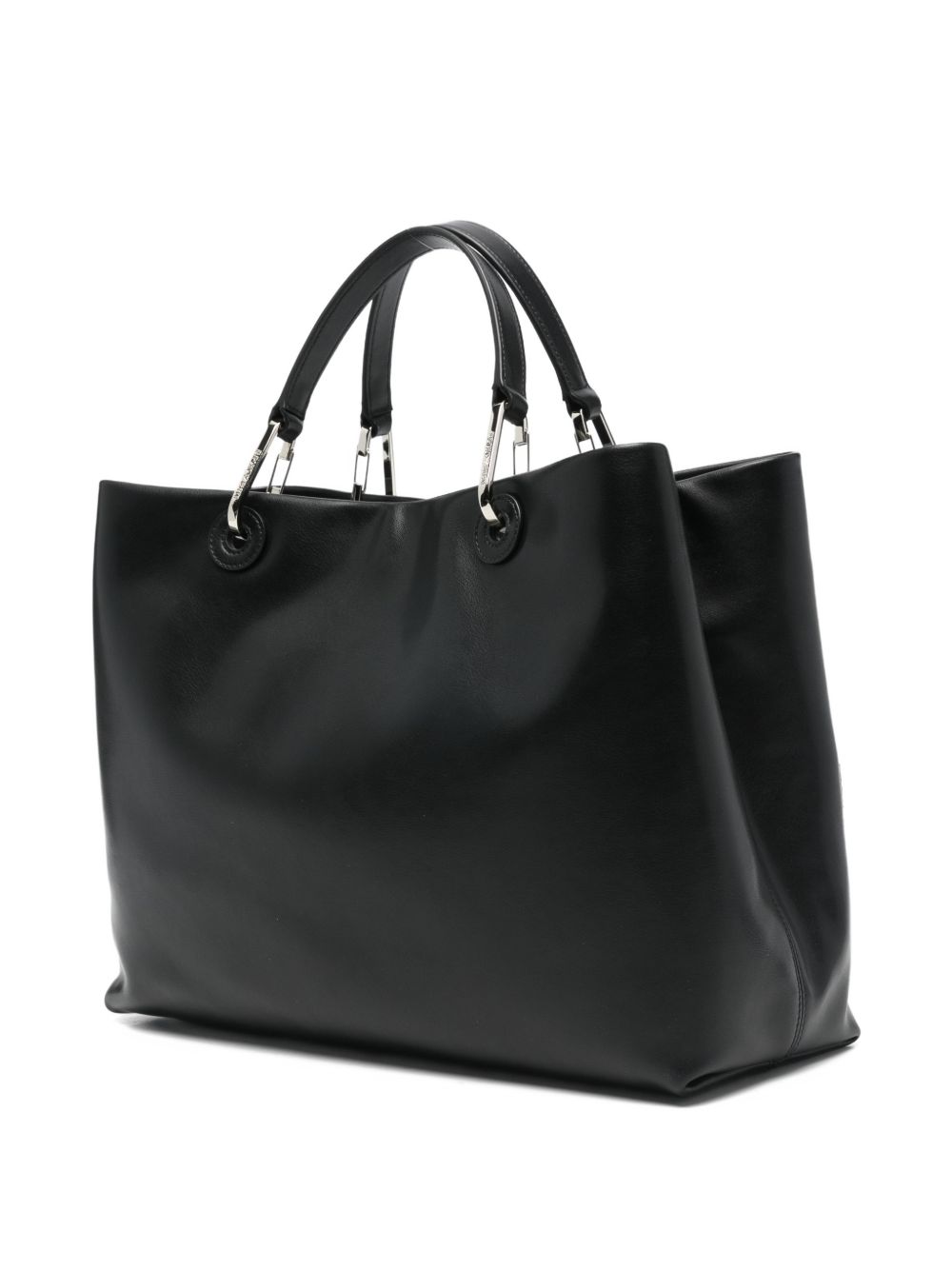 Emporio Armani Myea Medium Shopping Bag - Black