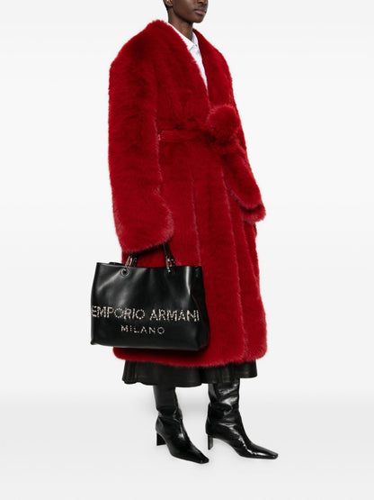 Emporio Armani Myea Medium Shopping Bag - Black