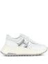Hogan Hi-Fi Leather Sneakers Silver