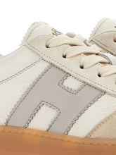 Hogan Cool Leather Lace-Up Sneakers White