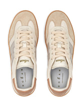 Hogan Cool Leather Lace-Up Sneakers White
