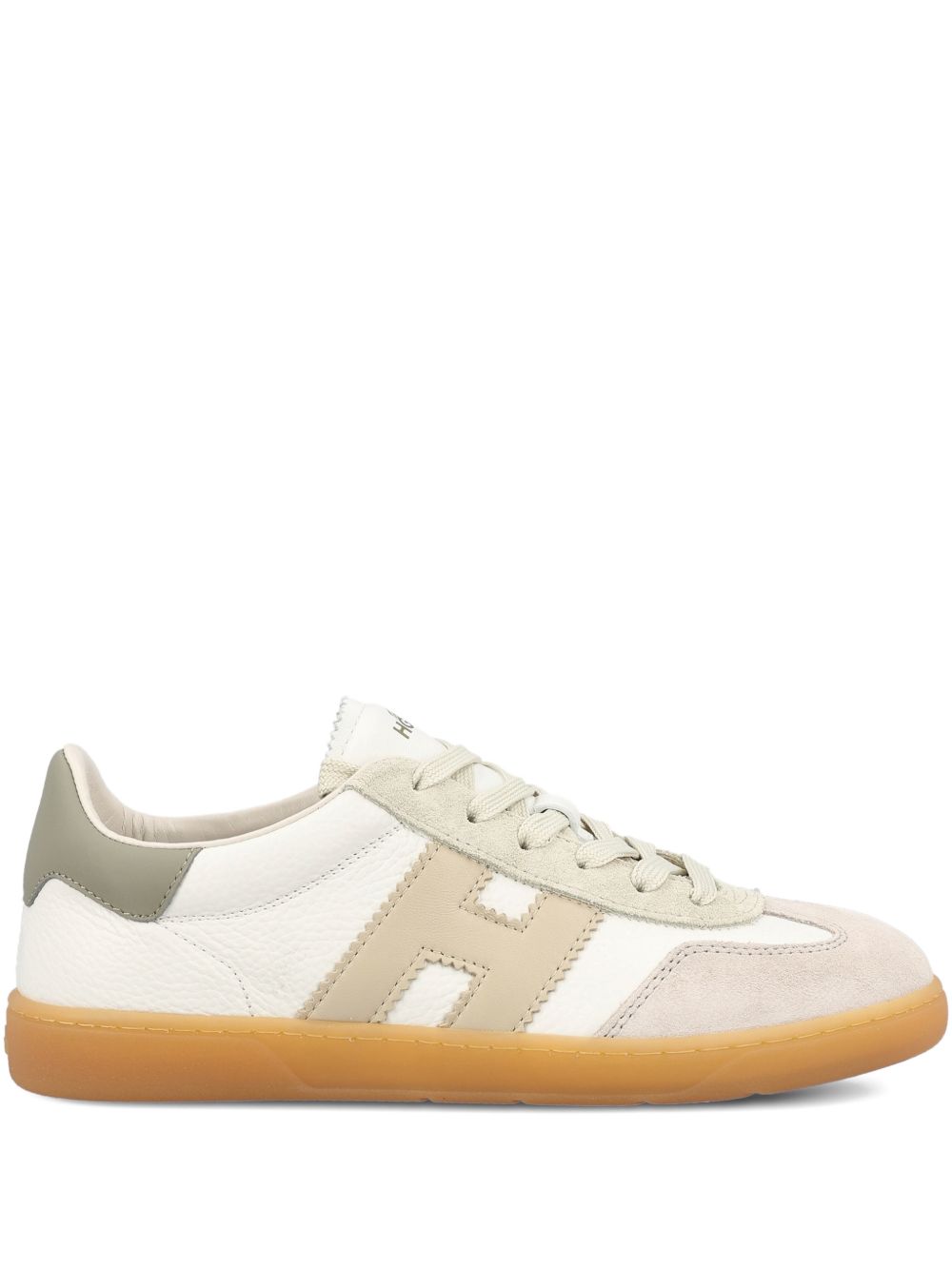 Hogan Panelled Leather Sneakers White