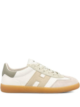 Hogan Panelled Leather Sneakers White