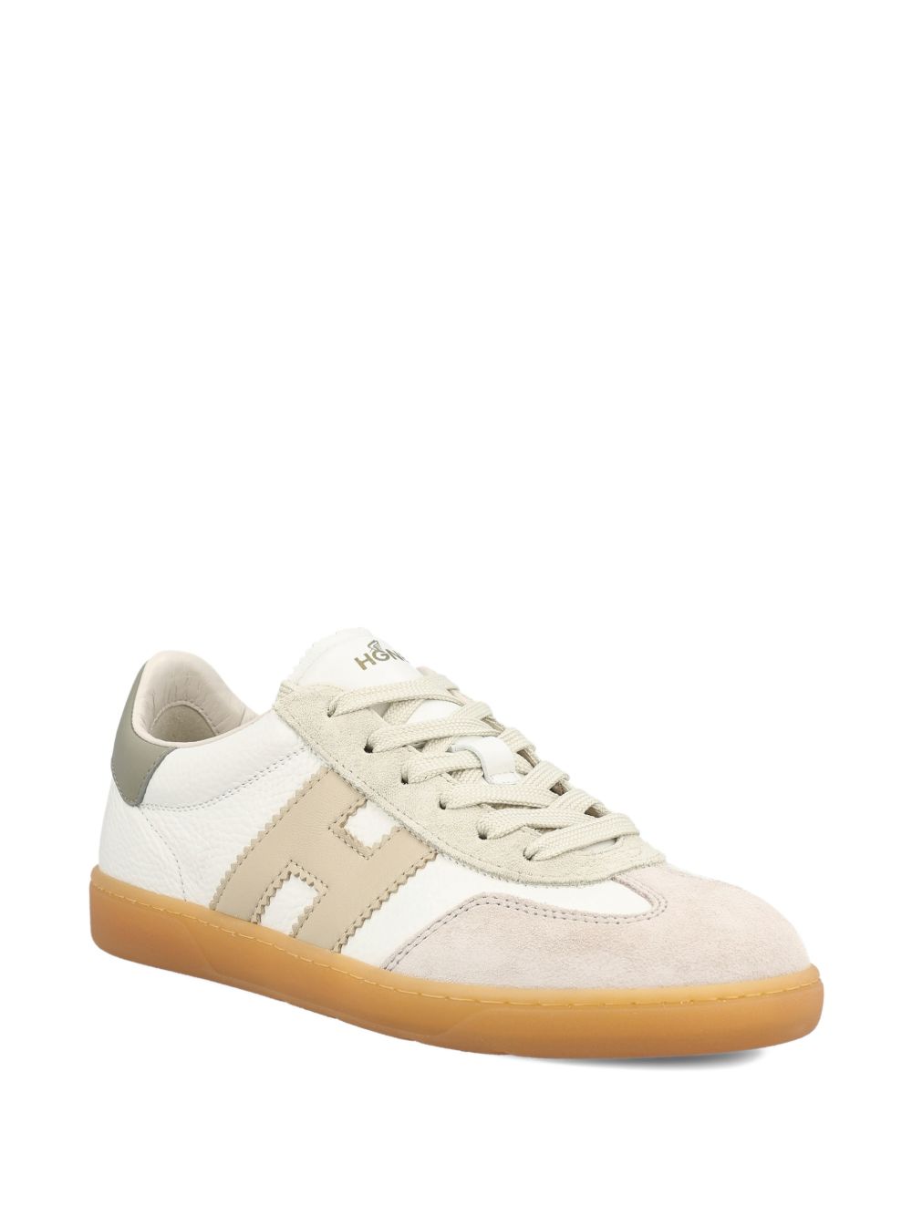 Hogan Panelled Leather Sneakers White