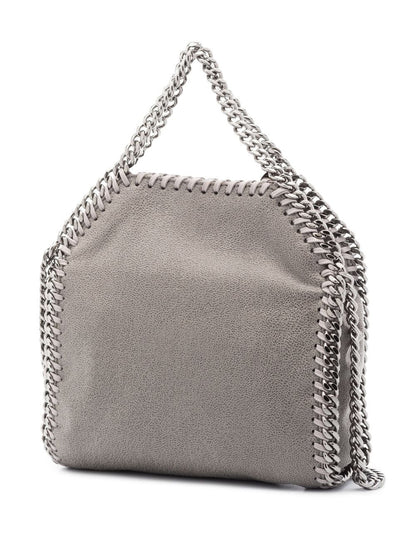 Stella McCartney Falabella Tiny Crossbody Light Grey