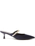 Stella McCartney Elsa Pearl Crystal Mules Blue