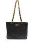 Valentino Garavani Laseine Small Leather Shoulder Bag Black