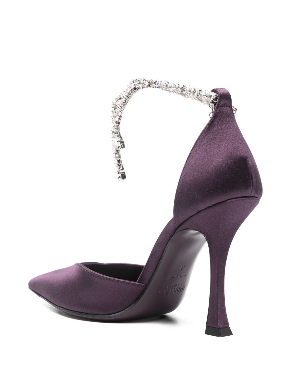 Jimmy Choo Stevie Leather Pumps Bordeaux