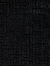 Balmain Monogram Patterned Midi Skirt Black black