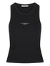 Givenchy Logo Cotton Tank Top Black