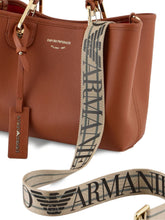 Emporio Armani MyEA Small Shopping Bag Leather Brown