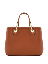 Emporio Armani MyEA Small Shopping Bag Leather Brown