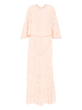 Forte Forte Floral Cape Long Dress Powder