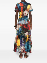 Alice + Olivia Floral Print Midi Dress MultiColour