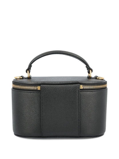 Valentino Garavani VLogo Signature Leather Vanity Black