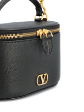 Valentino Garavani VLogo Signature Leather Vanity Black