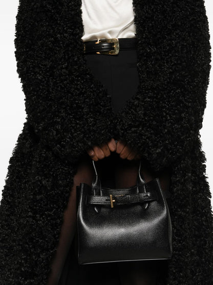 Tom Ford Audrey Small Leather Tote Black