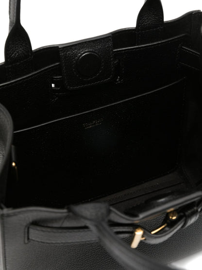 Tom Ford Audrey Small Leather Tote Black