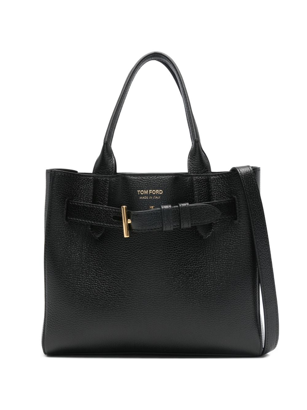 Tom Ford Audrey Small Leather Tote Black