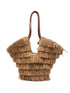 Zimmermann Goldentime Medium Fringed Tote Brown
