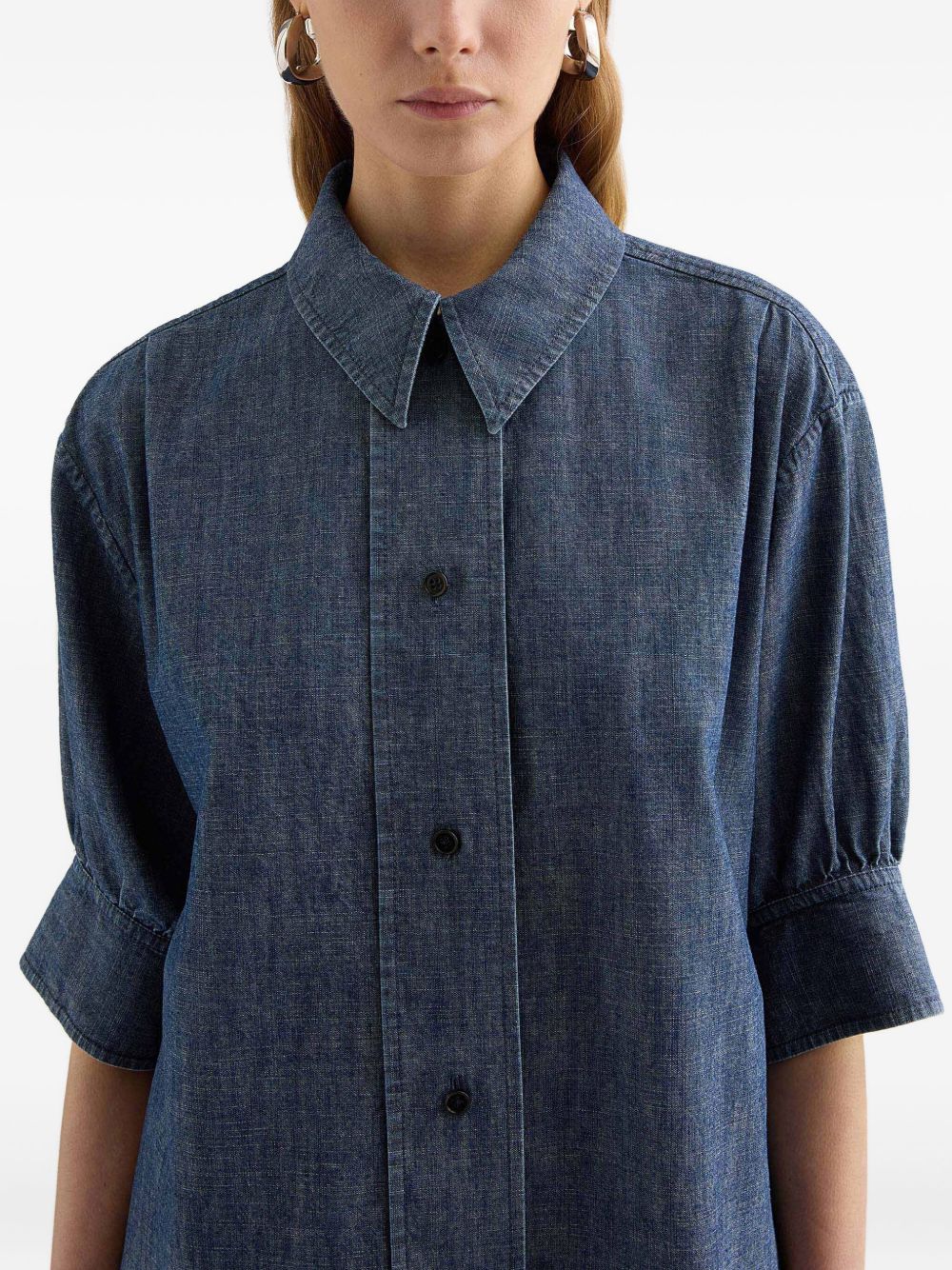 Jil Sander Denim Cotton Shirt Blue Blue