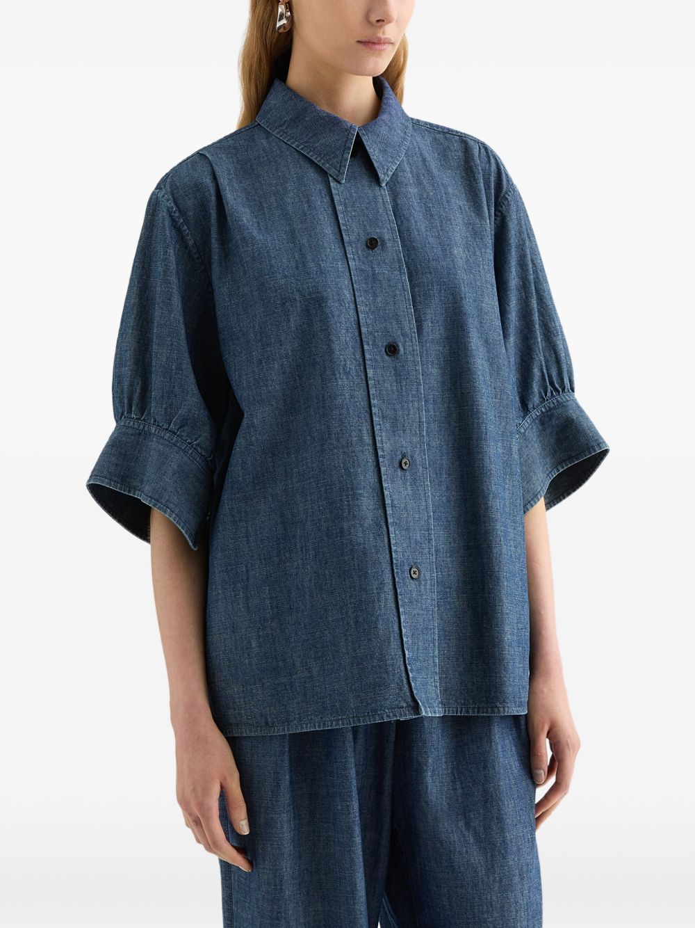 Jil Sander Denim Cotton Shirt Blue Blue