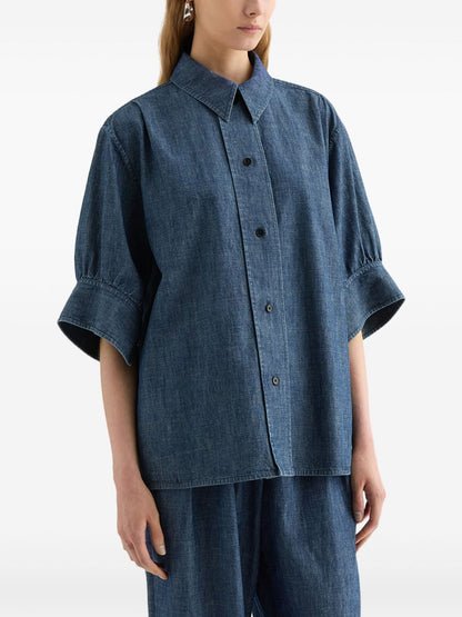 Jil Sander Denim Cotton Shirt Blue Blue