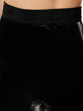 Elisabetta Franchi High-Waisted Logo Leggings Black