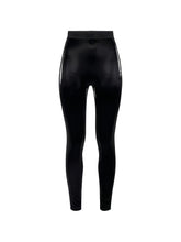 Elisabetta Franchi High-Waisted Logo Leggings Black