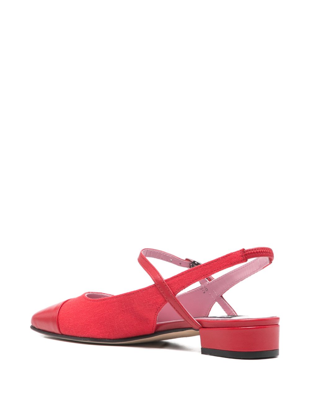 Carel Paris Slingback Ballet Flats Red