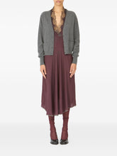 Maison Margiela Wool V-Neck Cardigan Grey