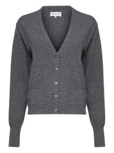 Maison Margiela Wool V-Neck Cardigan Grey