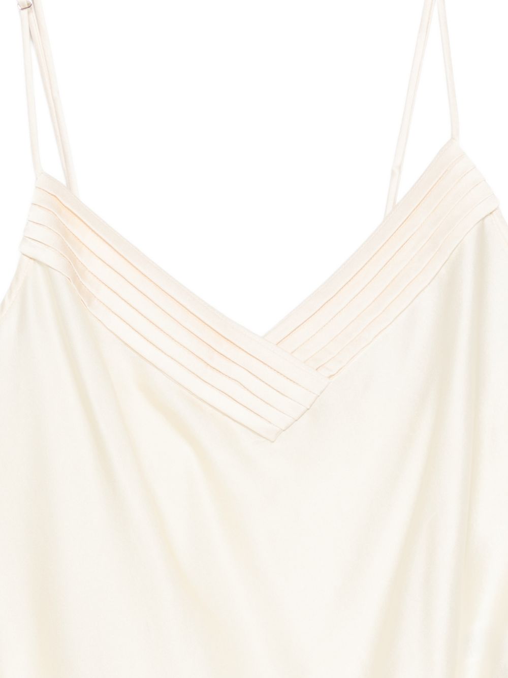 Forte Forte Silk Satin Bodysuit White