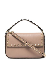 Valentino Garavani Rockstud Leather Mini Bag Powder