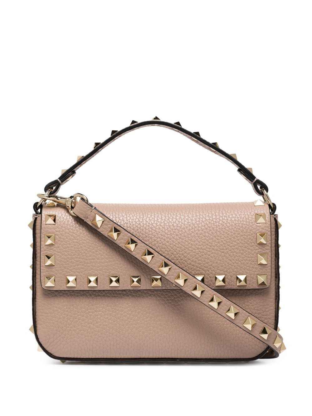 Valentino Garavani Rockstud Leather Mini Bag Powder