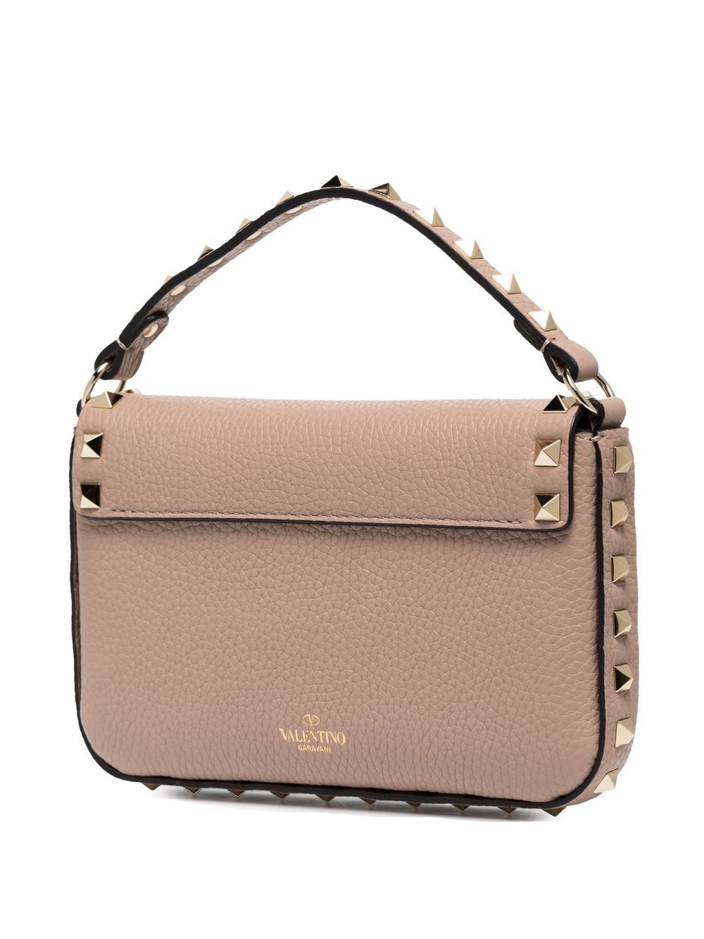 Valentino Garavani Rockstud Leather Mini Bag Powder